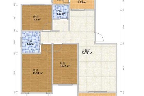 吃瓜曹县翰林府-曹县翰林府户型图
