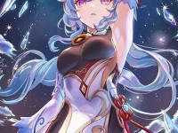 甘雨翻白眼流眼泪咬铁球;甘雨嘴巴里咬着铁球
